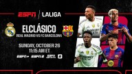 LALIGA’s ElClásico Headlines ESPN’s Soccer Coverage This Weekend