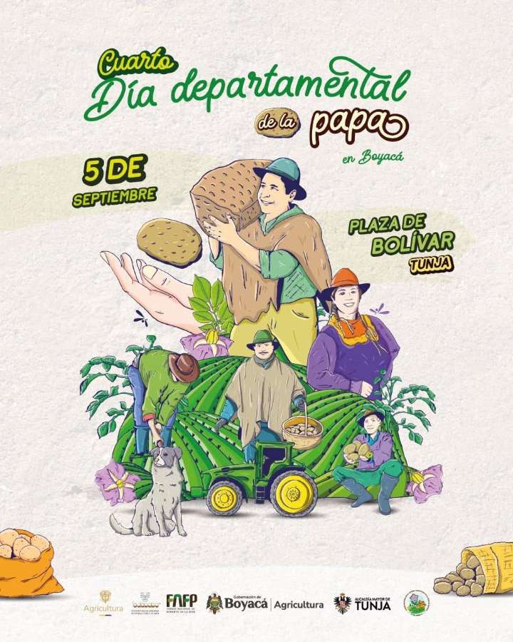 Boyacá celebrará el Cuarto Día Departamental de la Papa en Tunja