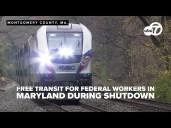 Maryland eases commute for federal workers with free transit during government shutdown