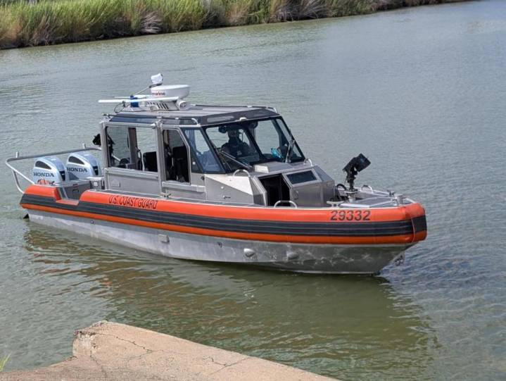 Photos reveal US Coast Guard presence in Mission as part of 'Operation River Wall'