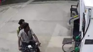 Kurnool bus tragedy: Biker struggles to balance bike before crashing into bus