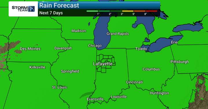 Pleasant Start to the Week Gives Way to Warmer Temps, Potential Weekend Showers**
