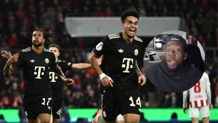 Asombro de compañero de Luis Díaz por lo que hizo en Bayern: loca reacción quedó en video