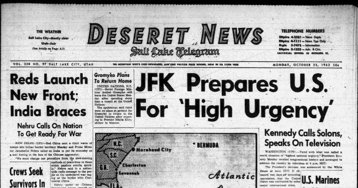 Deseret News archives: ‘High urgency’: Kennedy alerted Americans to Cuban missile crisis
