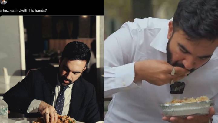 ‘Effortlessly rage-baiting racists’: Mamdani goes viral for eating biryani with hands; old video resurfaces