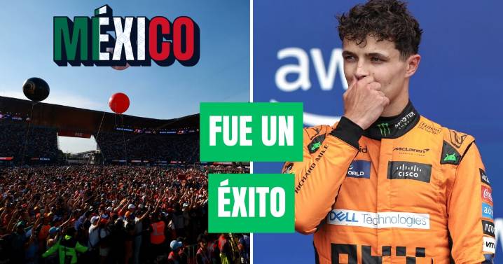 Aunque Lando Norris sufrió abucheos: el GP de México de F1 fue un éxito y las cifras de asistencia lo dicen