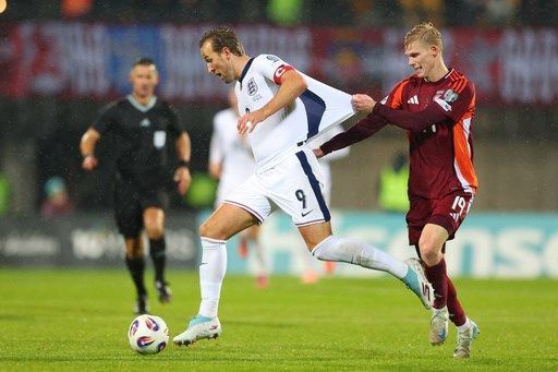 England reaches 2026 World Cup by routing Latvia. Ronaldo and Portugal miss chance to clinch a spot