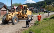 Esquel: Comenzó la pavimentación de la calle 25 de mayo entre Alsina y Don Bosco
