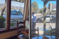 Quería su autoservicio: Choca contra fachada de restaurante en El Paso