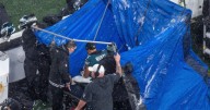 A peek inside the blue medical tent that has become a fixture on NFL sidelines
