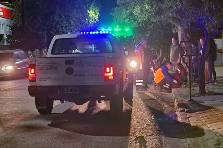 Un cable y un perro provocaron dos siniestros viales en Pico