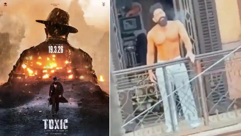 South ‘Toxic’: Yash’s Shirtless Smoking Scene From Geetu Mohandas’ Upcoming Actioner Gets Leaked; Netizens React, Say ‘Tsunami Guarantee’ (Watch Video)