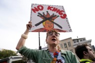 'No Kings' protests against Trump bring a street party vibe as GOP calls them 'hate America' rallies