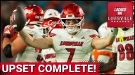 MONUMENTAL: Louisville UPSETS #2 Miami on the road! One of the BIGGEST wins in program history