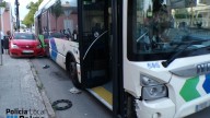 Investigado un conductor sin puntos en el carné por huir tras chocar con un bus en Palma