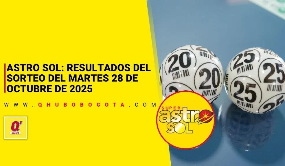 Astro Sol: resultados del sorteo del martes 28 de octubre