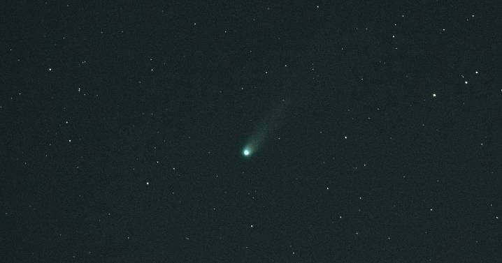 Comet Lemmon is visible in the night sky over the UK this week