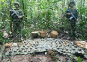 Golpe a Grupos Armados: Ejército Ubica y Destruye Depósito con Abundante Material Explosivo en Puerto Guzmán, Putumayo