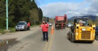 Ruta 40: advierten que se circule con precaución en San Martín de los Andes por tareas de bacheo este miércoles