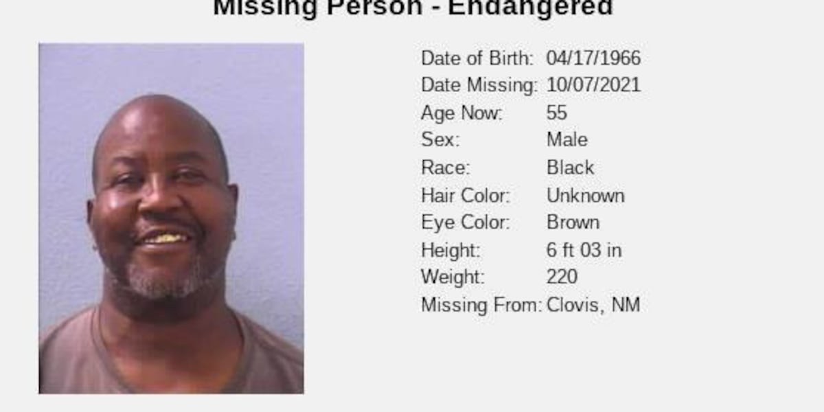 Search continues for Clovis man missing since 2020