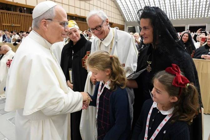 El Papa León XIV alienta a la Orden del Santo Sepulcro en su misión en Tierra Santa