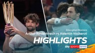 Arthur Rinderknech vs Valentin Vacherot | Shanghai Masters final highlights