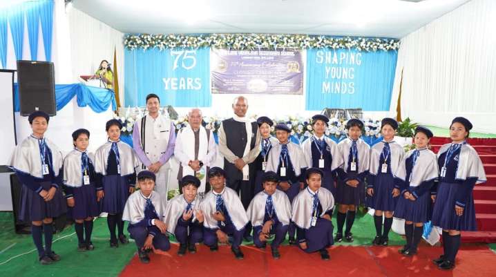 Guv marks Shillong Vidyalaya 75th Anniversary
