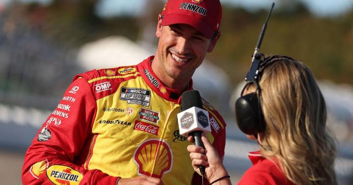 Joey Logano continues title defense after tense elimination battle with Ross Chastain