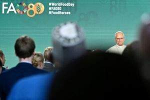 Pope slams ‘collective failure’ of world hunger affecting millions