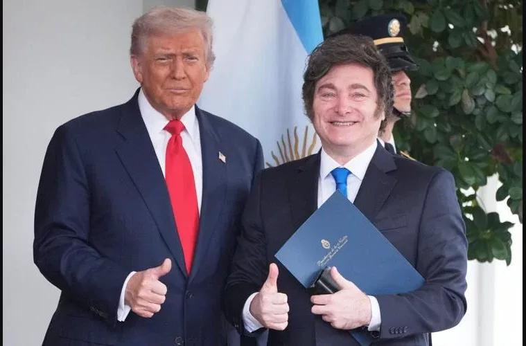 Milei busca alivio económico en crucial reunión con Trump en la Casa Blanca