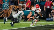 Jags' Trevor Lawrence stumbles, recovers for game
