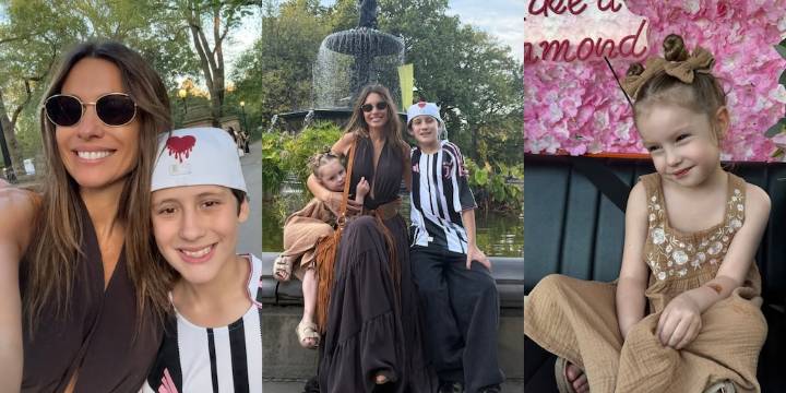 Las fascinantes fotos de la tarde de Pampita en el Central Park con sus hijos: “Verano en Nueva York”