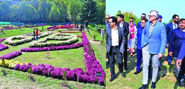 CM inaugurates Bagh-e-Gul-e-Dawood-Kashmir’s first Chrysanthemum Theme Garden