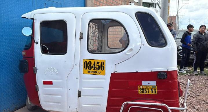 Puno: Arrestan al presunto delincuente que fugaba en mototaxi robado de la puerta del cementerio