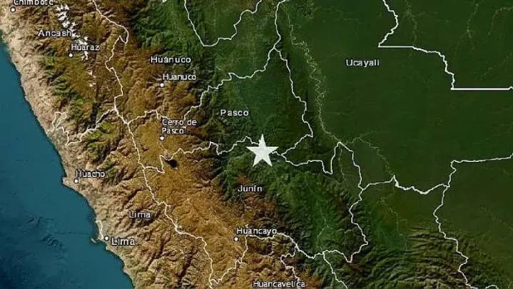 Un sismo de magnitud 3.8 remeció la región Junín esta madrugada