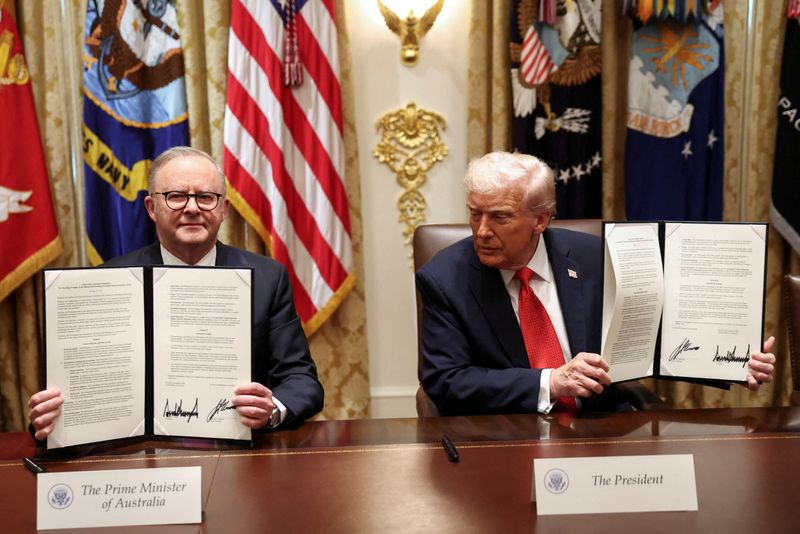 Trump, Australia's Albanese sign critical minerals agreement to counter China