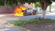 Policía de Celaya descarta terrorismo tras quema de vehículos