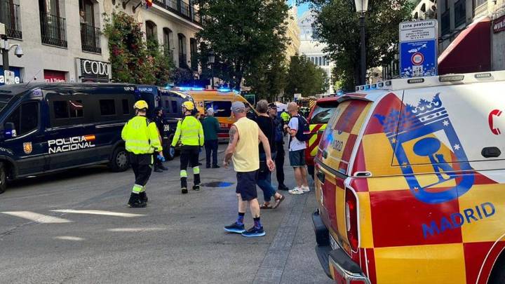 Se derrumbó un edificio en Madrid y hay al menos cuatro desaparecidos