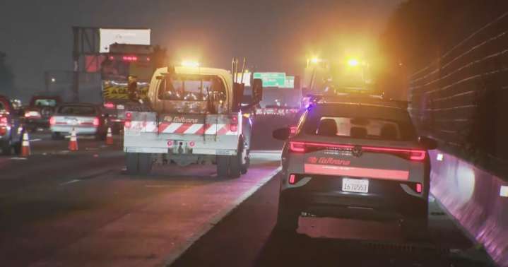 Tow truck driver killed by hit-and-run driver while helping motorist on 110 Freeway