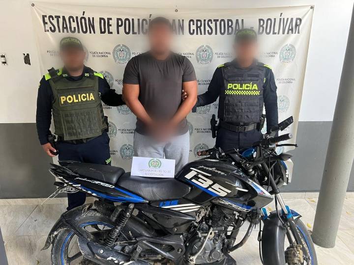 Mototaxista trabajaba con moto robada en San Cristóbal