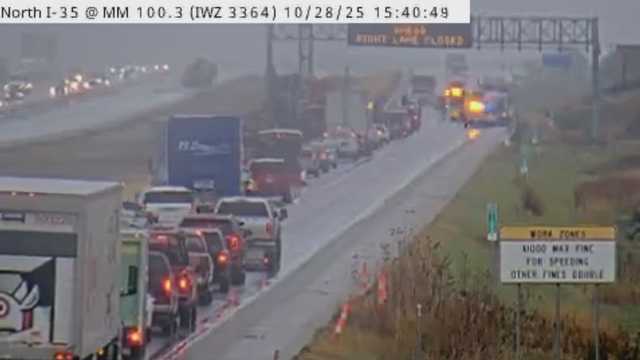 I-35 delays north of Ankeny after crash temporarily halts traffic