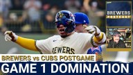 BREWERS POSTCAST: Brewers BATS EXPLODE, Peralta Shines as Brewers Roll Over Cubs in NLDS Game 1