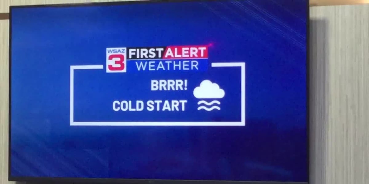 First Alert Weather: Cold start to Friday ahead of a weekend cold front
