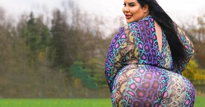 Glamour model who has spent £100k to get world's biggest bum says she will have more surgery