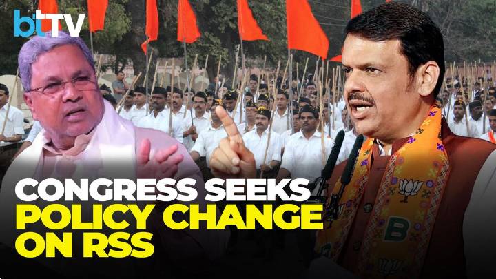 RSS Row In Karnataka: Congress Demands Ban On Shakhas In Govt Spaces
