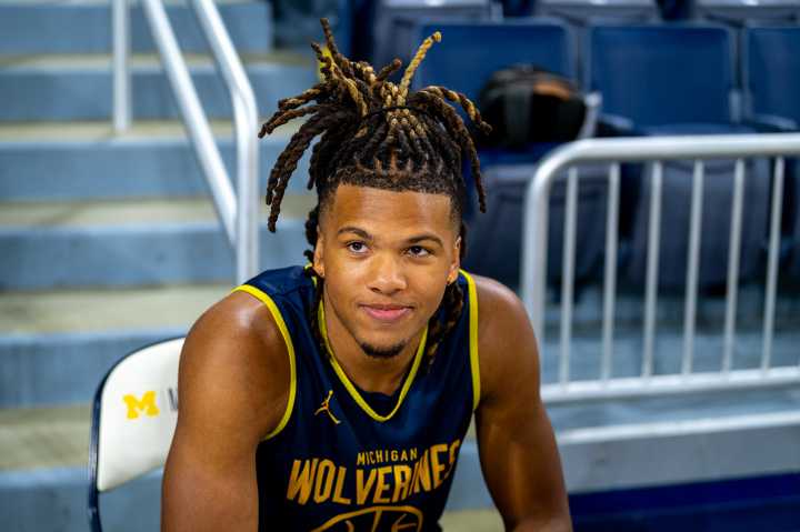 Freshman Trey McKenny built for Michigan
