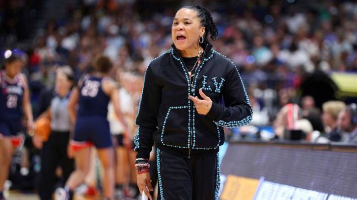 South Carolina women’s basketball coach Dawn Staley says there won’t be a female NBA head coach in her lifetime