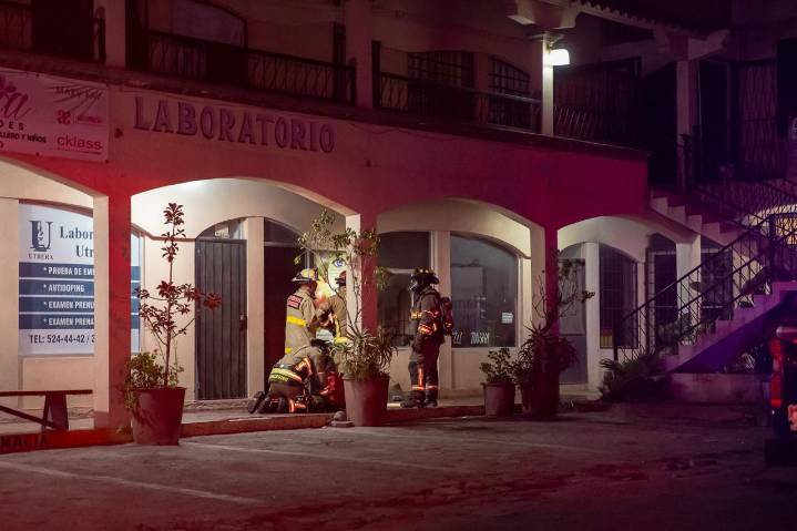 Conato de incendio en local de jugos en Tijuana