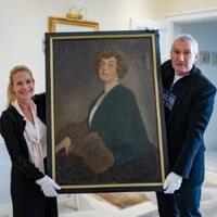 Rediscovered painting shows madam of notorious Nazi brothel