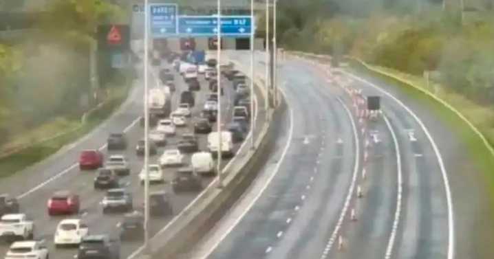Man dies in Mercedes police chase as motorway closed after horror crash